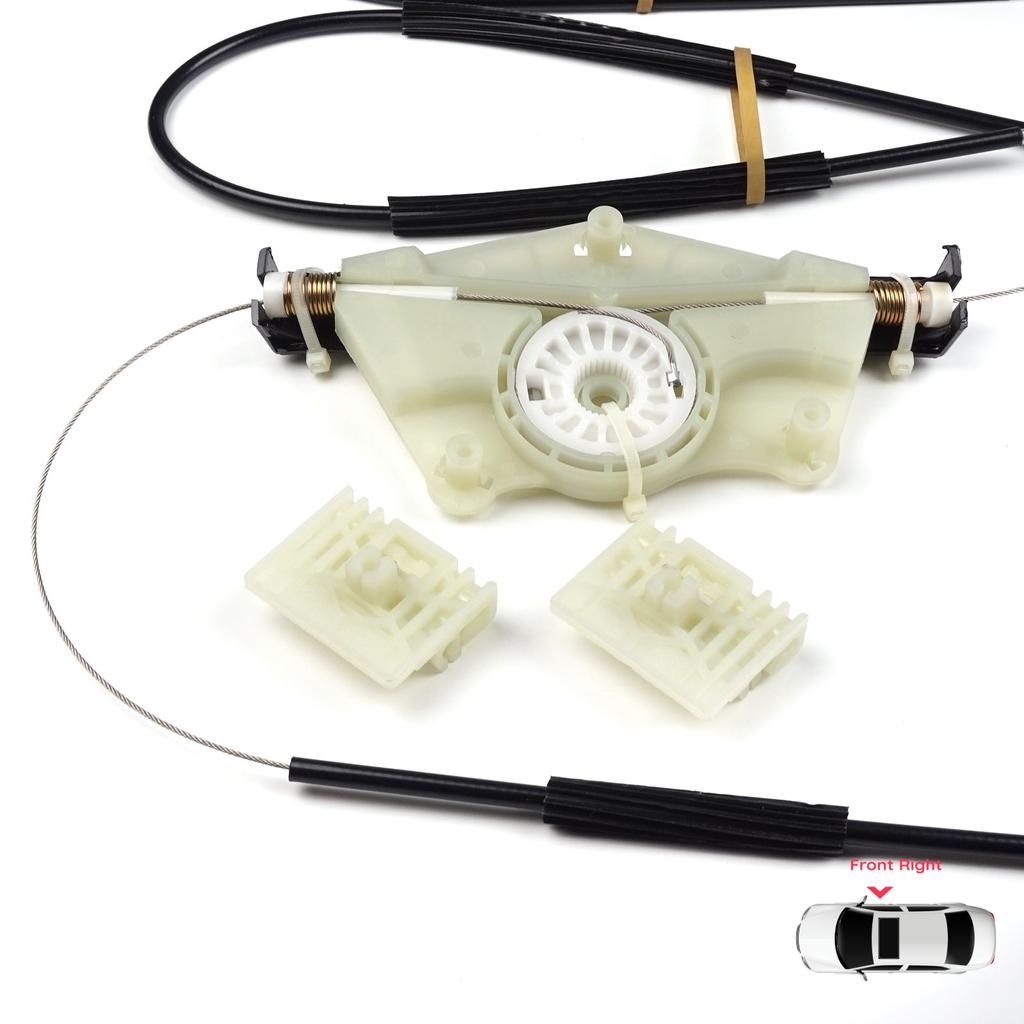 BWR325 Window Regulator Repair Kit Front Right Door for  A4 B6 8E2 8E5 B7 8EC 8ED Seat Exeo 3R2 3R5 4/5 Door 8E0837462