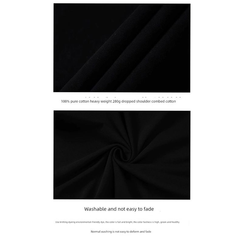 Wassup American Letter T-Shirt Short-Sleeved Men's Summer 2025 New Trendy Tee Couple Round Neck T-Shirt Top