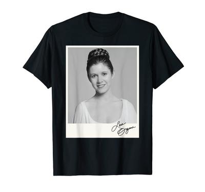 Star Wars Classic Princess Leia Headshot Photo T-Shirt