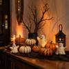 9 Piece Artificial Pumpkin Set Decorative Harvest Display Photography Food Baking Props for Autumn and Halloween Decor
