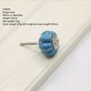 Color Ceramic Through Hole Pumpkin Handle Knobs Light Luxury Modern Minimalist Drawer Cabinet Wardrobe Cartoon Art Handle Knobs