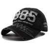 Streetwear Urban Style Street Lettering Alphabet Cotton Washed Hat Snapback Adjustable Hop Hip Stitching Embroidered 1985 Men Women Cap Baseball
