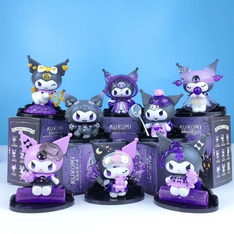 Sanrio Werewolf Series Kuromi Figurine Desktop Ornament Birthday Gift