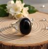 Black Onyx Ring, 925 Sterling Solid Silver, Handmade Jewelry, Boho Ring, Womens Ring, Gift for Her, Engagement Ring, Onyx Jewelry