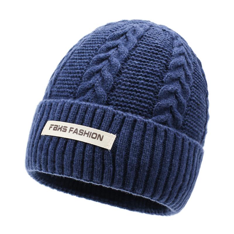 Herbst Winter Wollmütze Herren Damen Kälteabweisend Warmhaltend Pullover Strickmütze