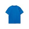 Li-Ning Sport Fashion Series Logo Print Crew Neck Regular T-Shirt Men Tops Blue AHSR339-3
