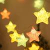 Colorful Christmas Star String Lights LED String Lights Xmas Ornaments Light  Wedding