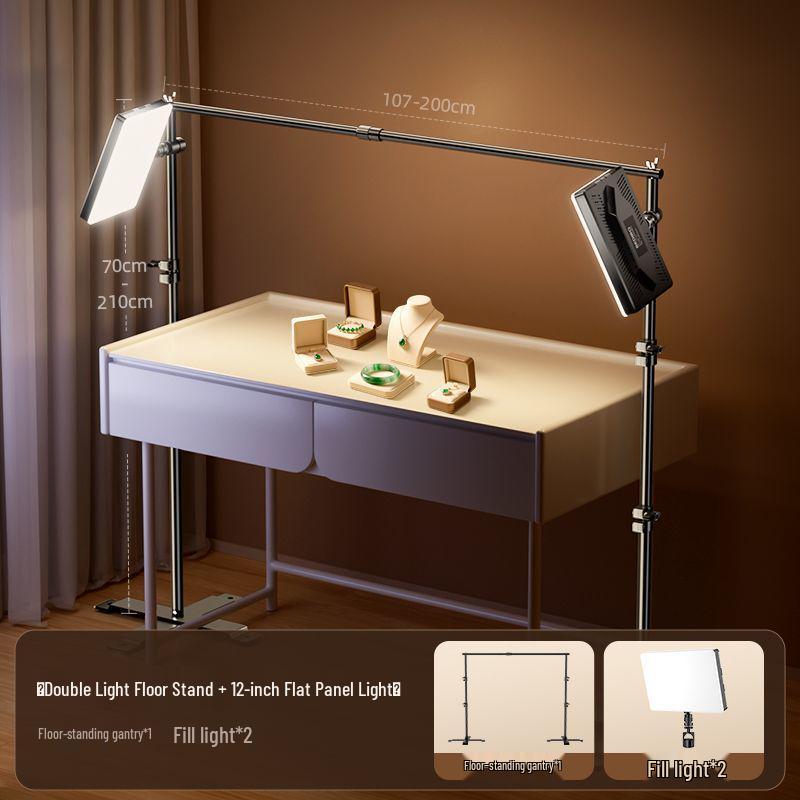 Broadcast Fill Light: LED Desktop Top Light for Live Room Photography and Professional Lighting