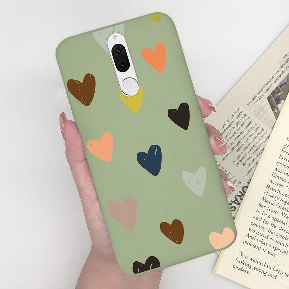 Phone Case For Huawei Nova 2i Cute Love Heart Flower Cartoon Pattern Soft Shell For Huawei Mate 10 Lite Hot New Colorful Fundas