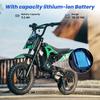 A14 Kids ELECTRIC DIRT BIKE 14 Inch 500W Motor 36V5.2Ah Battery 20-22km Range Shock Absorption, Bluetooth LED Lights