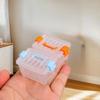 5Pcs Dollhouse Clear Toolbox Model Dollhouse Home Home Decoration Dolls House Micro Scene Decor Props Mini Storage Box
