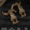 Tactical Helmet Rail-Mount Adjustable Earcup Bracket