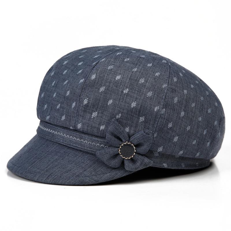Hat Female Spring and Autumn Cap New Grandma Cloth Hat Spring and Summer Old Lady Sun Hat