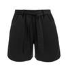 Women's summer casual sports solid color simple strappy shorts