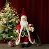 Home Decoration Xmas Tree Ornament 12 Inches Santa Claus Doll New Santa Claus Decorations  Gift