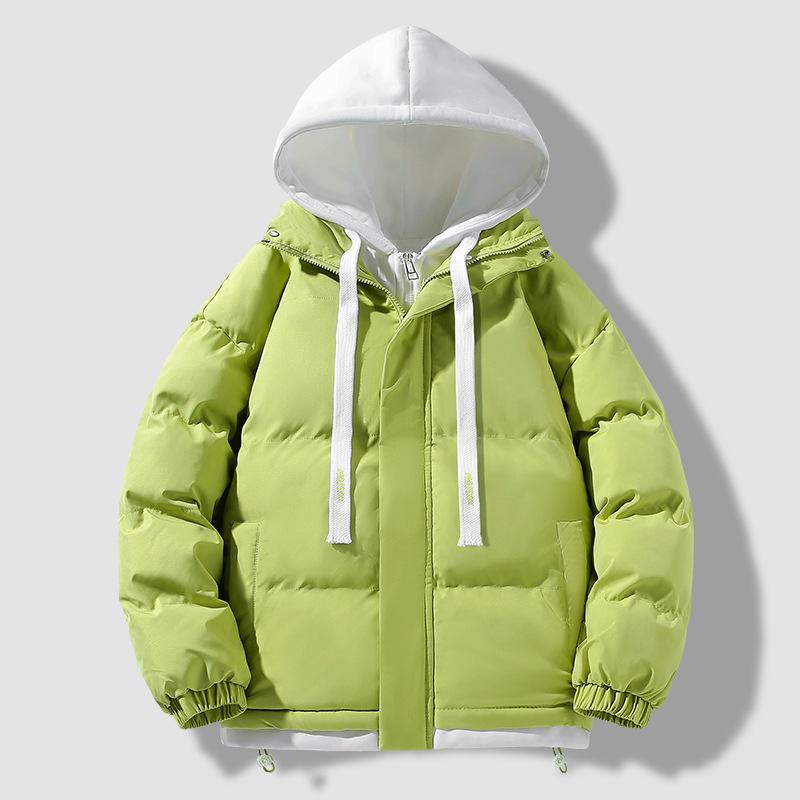 

Трендовая брендовая мужская одежда с хлопковой подкладкой, новые осенне-зимние утолщенные пуховые хлопковые куртки 4XL