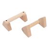 2 ks Dřevěné Push Up Stojany Dřevěný Balanční Paprsek Cvičební Vybavení pro Domácí Použití