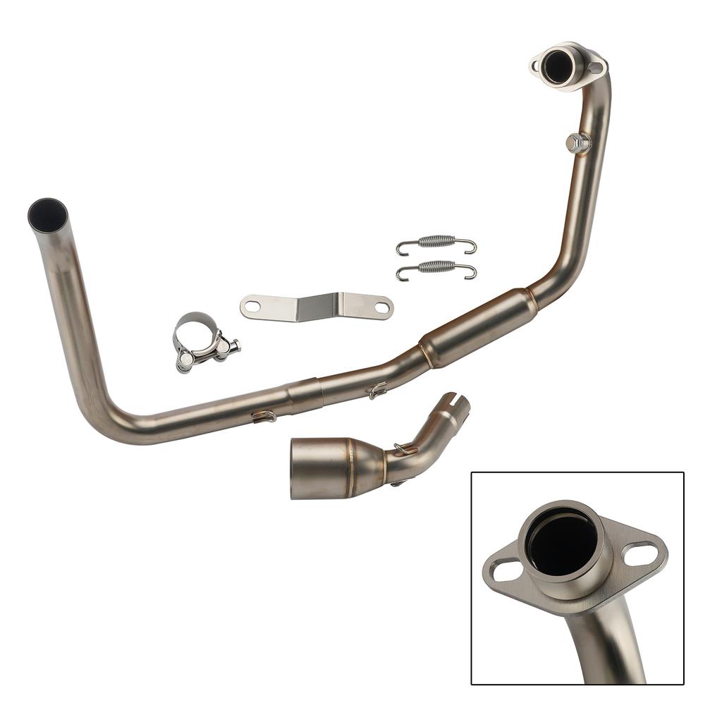 Header Link Pipe Exhaust Full System For Benelli TNT125 TNT 135 2017-2023