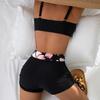 Bequemer zweiteiliger Badeanzug neuer bedruckter Tankini schnell trocknender geteilter Badeanzug Damen