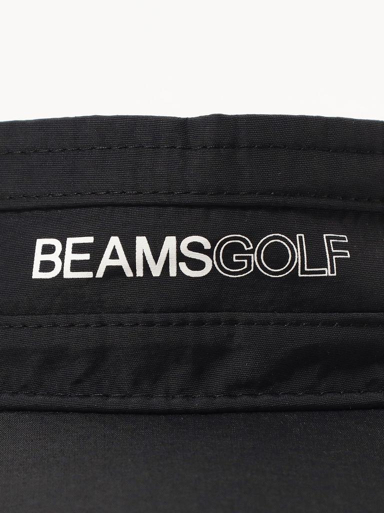 Hat Logo Tape Sun Visor BLACK FREE 81410359965 [Beams Golf] <WOMEN> Women's