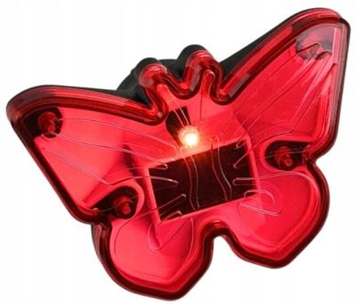 Solarna Lampka Ogrodowa LED Motyl 8,5x9cm Dekoracyjna