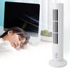 Mini Tower Fan USB Desk Fan 6x33cm Quiet Bladeless White