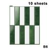 5/10Pcs Non Fading Wall Tile Stickers Peel and Stick Waterproof Oil Proof Heat Resistant for Dining Area Wall Decoration