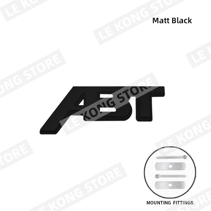 ABT Badge Emblem Front Hood Grille Sticker Decal Accessories For SEAT Hyundai Honda Skoda Fiat Abarth Q3 Q5 Metal Car Styling AL7