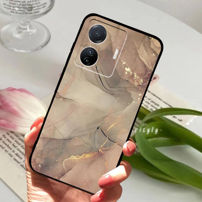 For Vivo iQOO Z6 5G Case Z6x Thin Shockproof Silicone Black Matte TPU Phone Cover For iQOO Z6 Pro Bumper Shell Z6 Lite Fundas