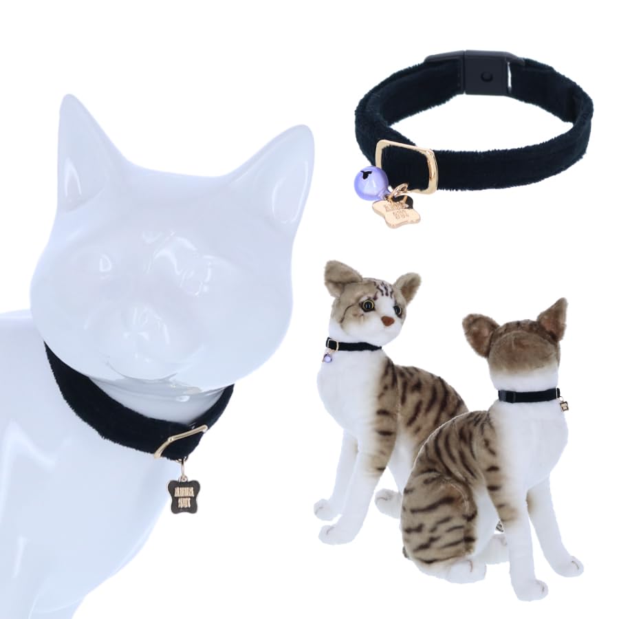 

ANNA SUI Кошачий ошейник Велюр Кошачий Велюр Анна Кошачьи товары Велюровый ошейник, Материал, Sui, Товары, (черный) чёрный