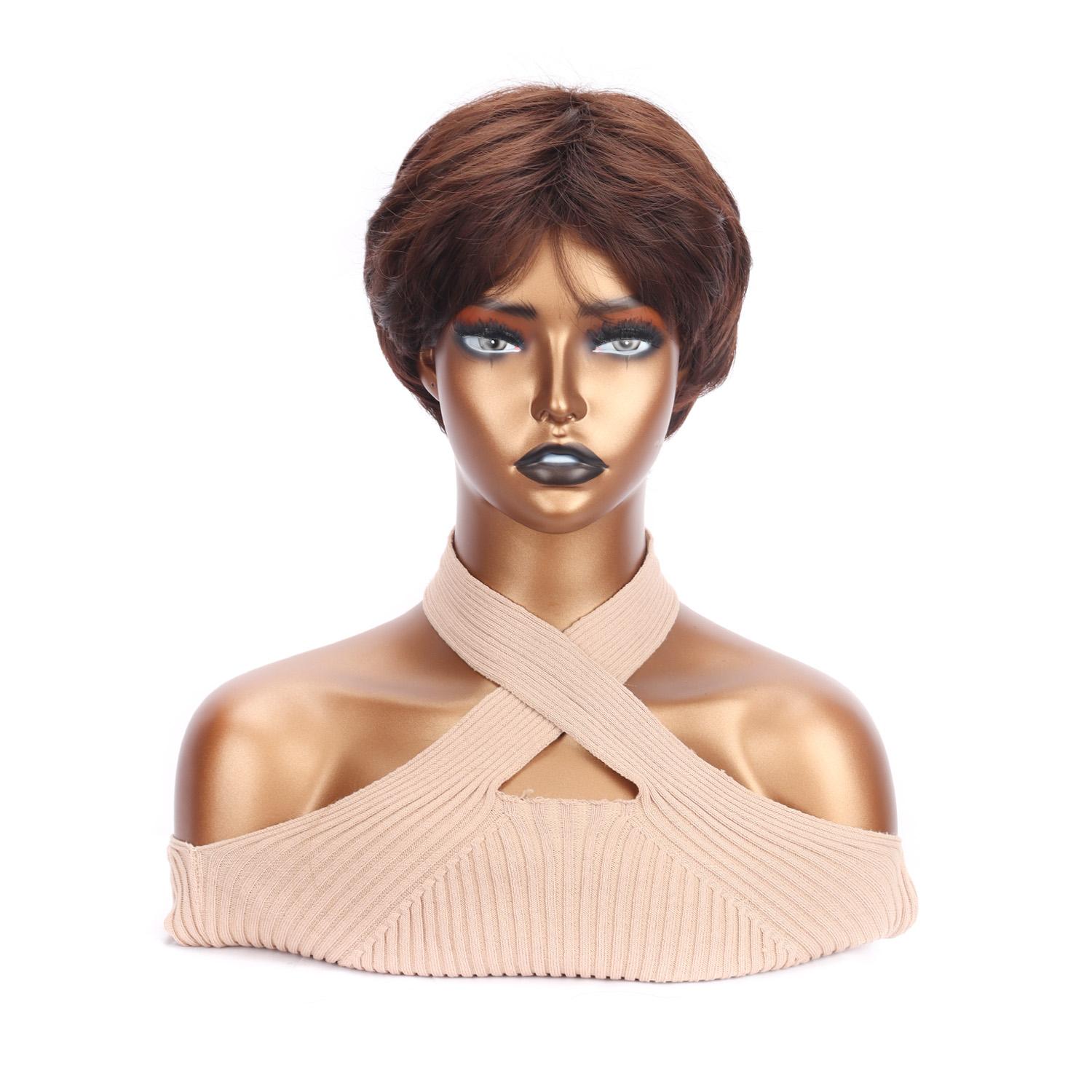 

Синтетические короткие прямые парики с наращиванием челки, серые парики из волокна для женщин 15cm