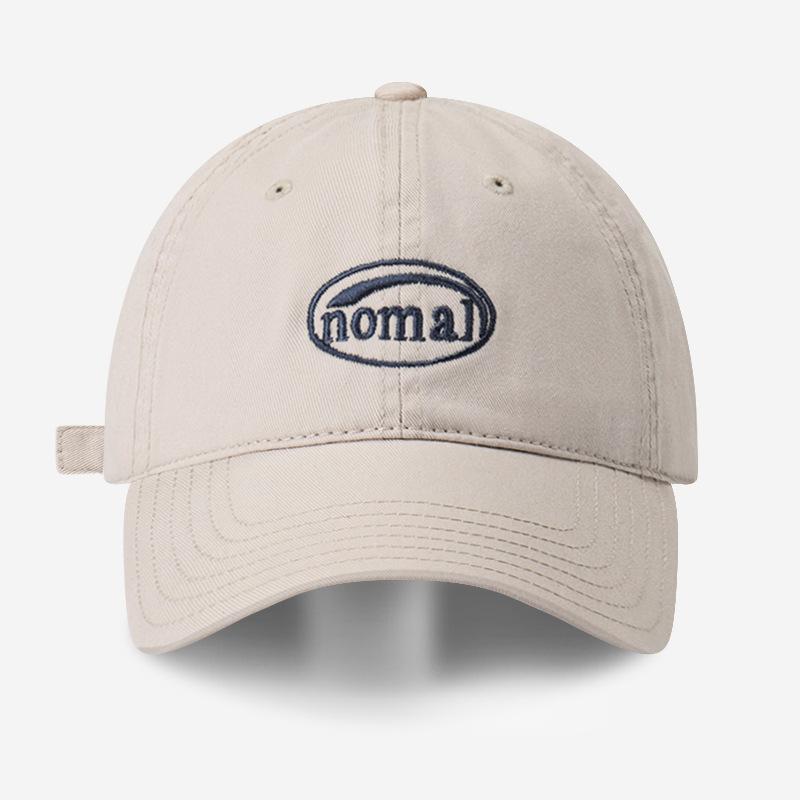 Peaked cap new summer dome embroidered baseball cap fashionable face small men's and women's hats