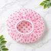 TRICSTER Shower Cap Set of 6 for Women, Reusable Waterproof Elastic Eva Free-Size Bathroom Shower Caps - For Homes, Spas, Salons, Hair Treatment, B