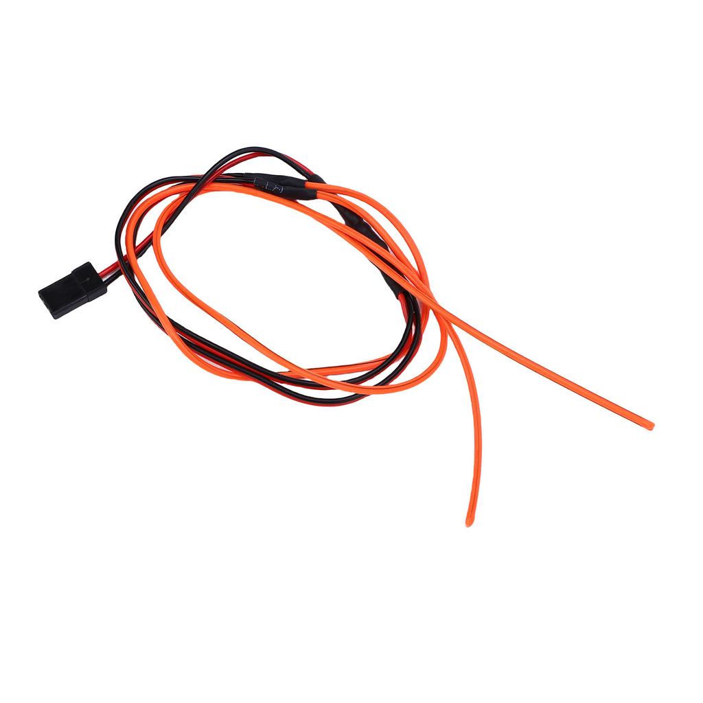 RC Car Decorative Light Strip Fit for SCX24 1 24 1 18 High Simulation Flexible Cuttable for Model Car Red