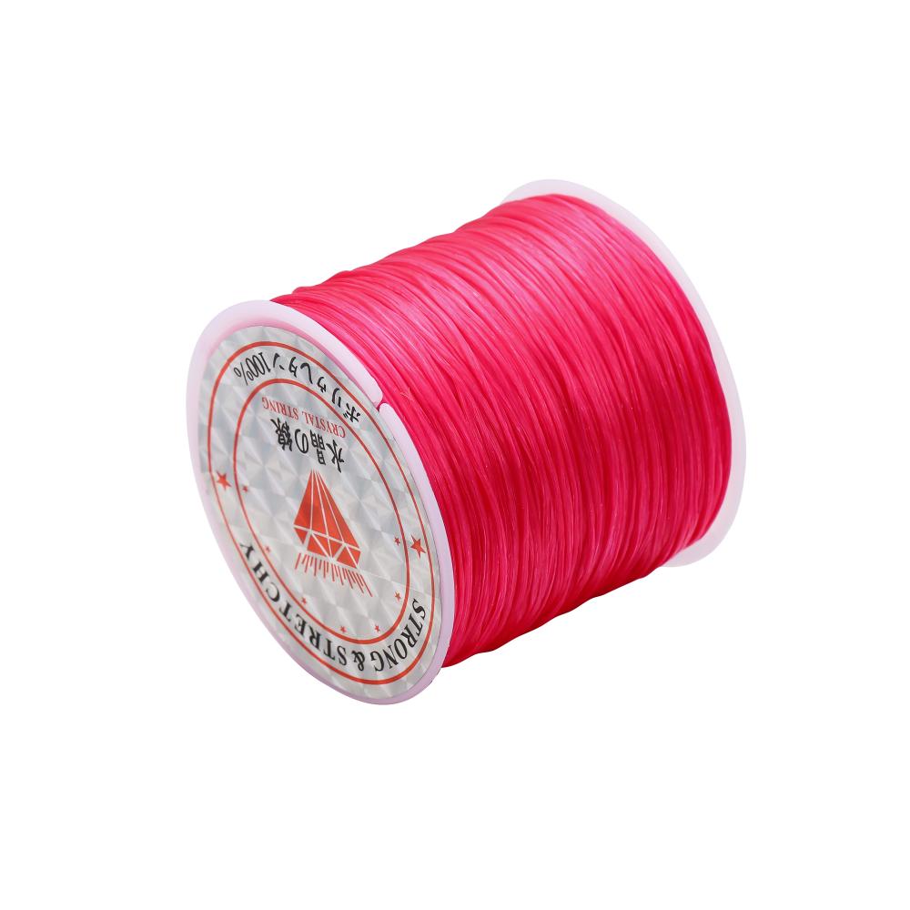 10-40m Roll Strong Elastic Crystal Beading Cord 1mm for Bracelets Stretch Thread String Necklace DIY Jewelry Making Cords Line