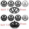 För VW Volkswagen Jetta MK5 Golf 3D ABS framgrill emblem och bakre bagagerumsemblem klistermärke biltillbehör för Volkswagen Golf 7 (2