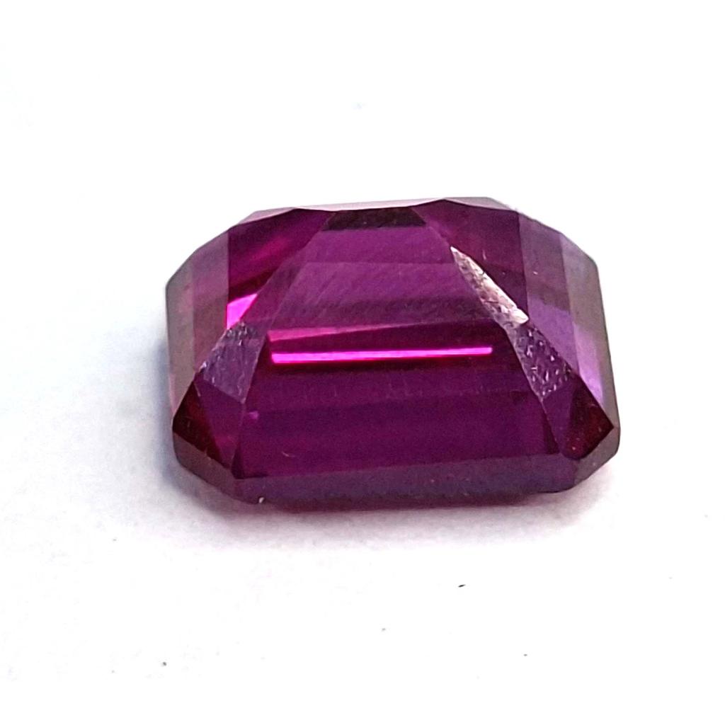 Certified Natural Dark Pink Sapphire Emerald Cut 9-11 Ct Stunning Gemstone
