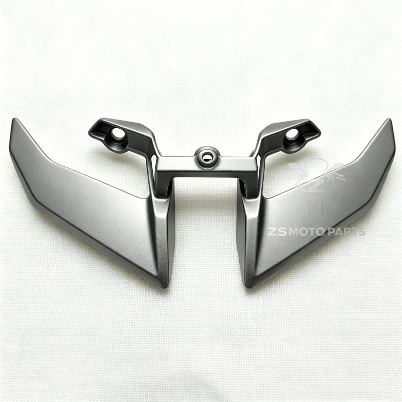 Fit for Yamaha FZ-10 MT-10 MT10 FZ10 2016-2021 Under Front Nose Wing Headlight Hood Fairing Panel Cover Nose Head Cowl Panel серебряный серый