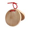 Development Listening Ability Wooden Child's Toy Percussion Musical Instrument Castanets