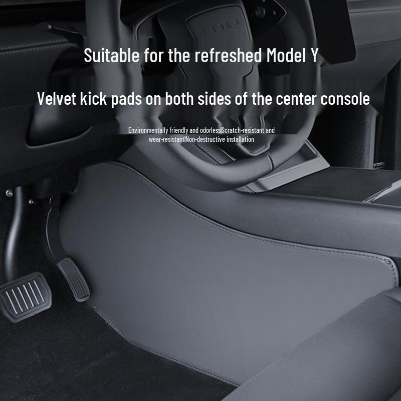 Tesla Model Y/3 Center Console Anti-Kick Protector Pad