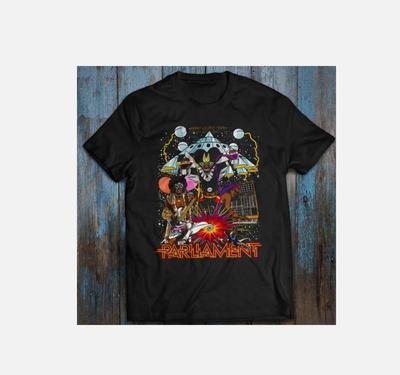 George Clinton Parliament Funkadelic P.Funk Mothership Connection Retro T-Shirt