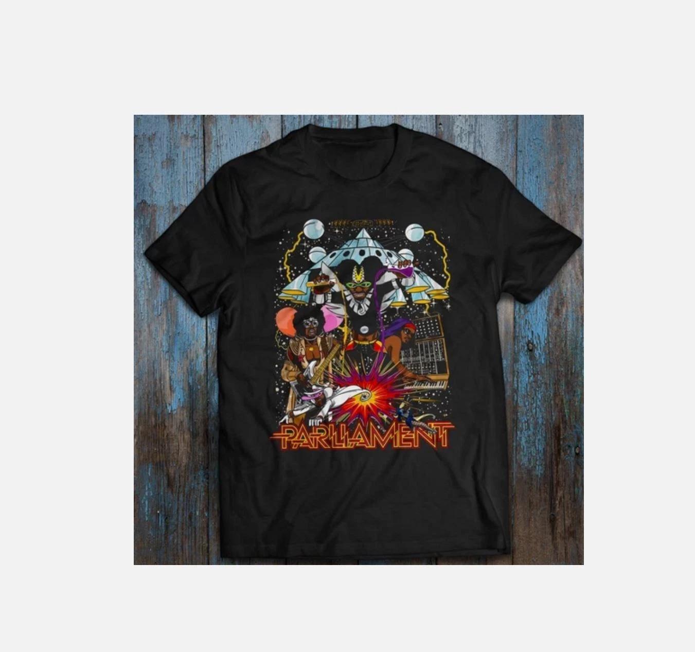 George Clinton Parliament Funkadelic P.Funk Mothership Connection Retro T-Shirt S