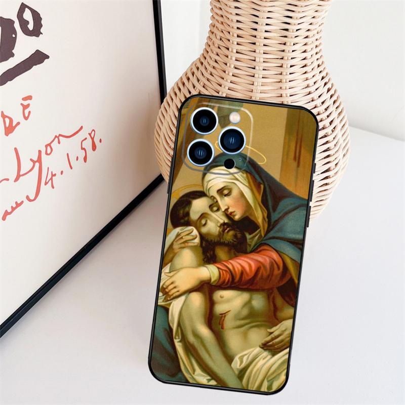 Virgin De Guadalupe Virgen Mary Phone Case For iPhone 17 Pro Max 14 13 12 11 15 16 Pro Max mini 15 16 Plus 16e Back Cover
