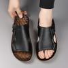 Sandals Men's New Summer Outdoor Waterproof and Non-slip Sandals Men's Soft-soled Driving Beach Slippers