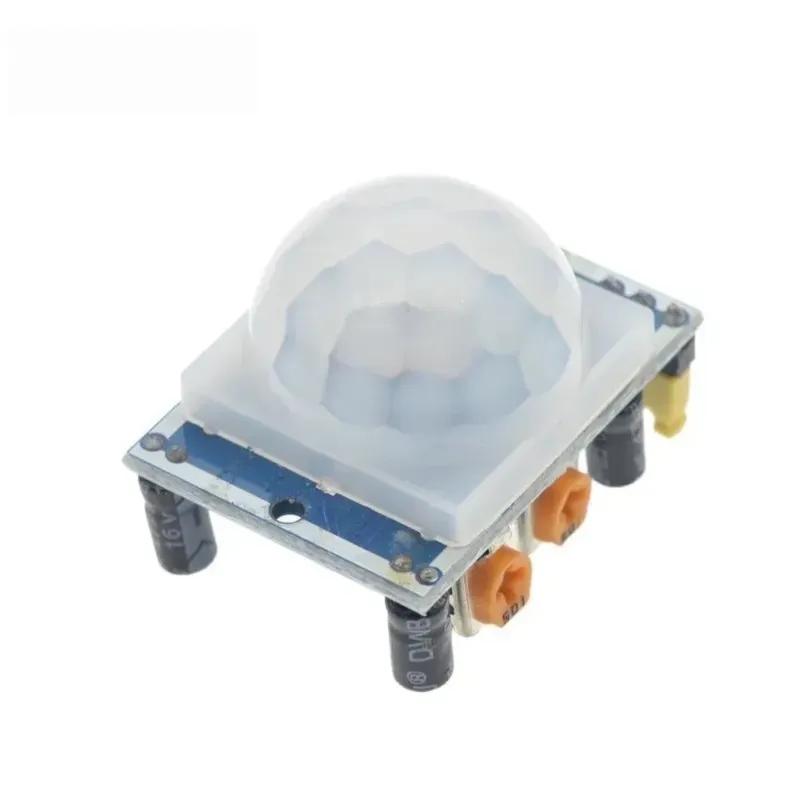 HC-SR501/SR505/AM312 PIR Motion Sensor Kit Adjustable Infrared Pyroelectric Detector Sensor Module with Bracket DC 2.7-12V