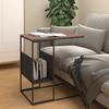  Side Table, Black, 55x36x59.5 Cm, Wood-based Material