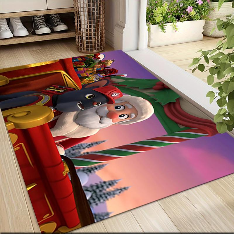 1Pc Paw Patrol Adventure Carpet Rug Soft Washable Antislip Home Living Room Sofa Mats Personalized Christmas Rug
