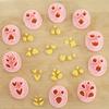 20 Pieces Flower Soft Pottery Earrings Clay Mold Handmade Diy Decorative Ornaments Pendant Clay Cutting Mold Tool