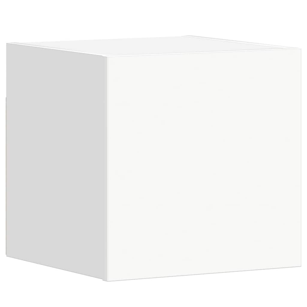 Vidaxl 3-Cz. TV Cabinet Set, White, Wood-Based Material