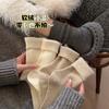 Socks Women'S Autumn And Winter Stacking Socks Piled And Thickened Warm Medium Tube Calf Socks Solid Color Basic New Year'S Boneless Cotton Socks